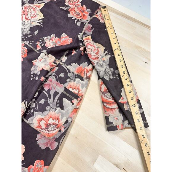 Anthropologie Monarc Open Front Floral Suede Cardigan Kimono Art to Wear - Picture 6 of 9